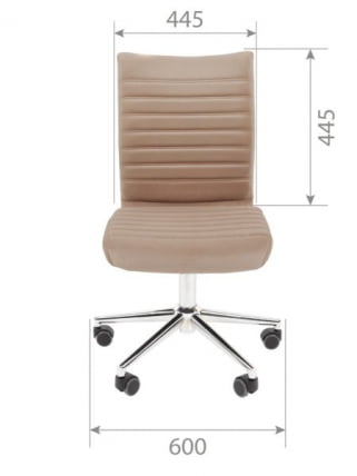 Офисное кресло CХАИРМАН 033 велюр Бежевый / CHAIRMAN_11