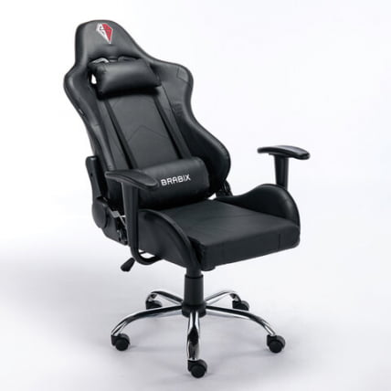Кресло компьютерное БРАБИКС Хунтер ГМ-130 Черное / BRABIX Hunter GM-130_7