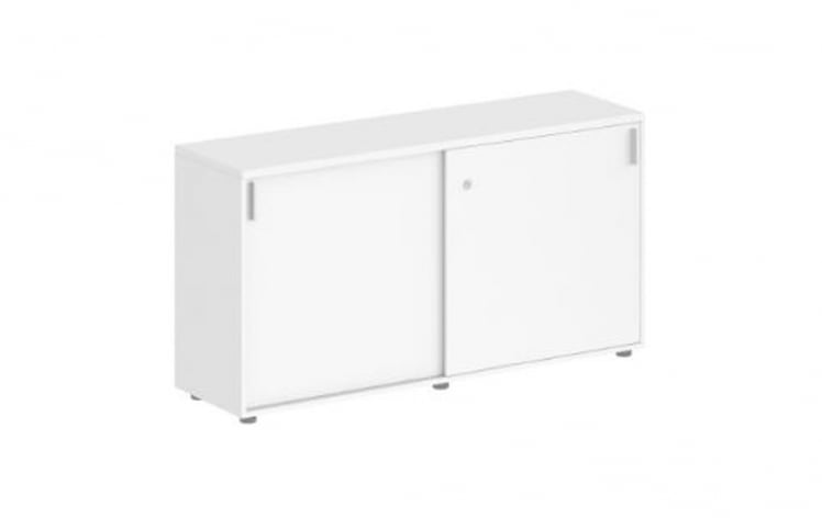 Шкаф-купе низкий с замком Сигма СГ.703.ВХ.ВХ Белый / Sigma SG.703.WH.WH_0