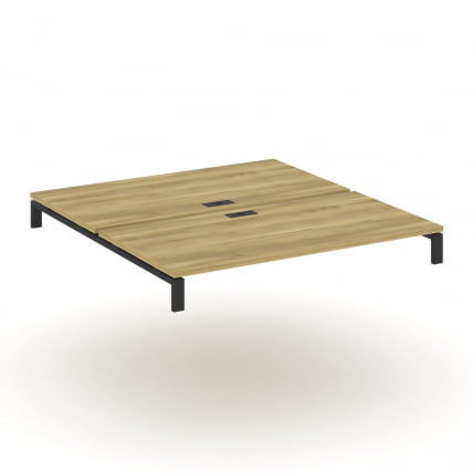 Двойной стол надставка на две опорные тумбы CОНCЕПТ CН.ДСН-007 Дуб Винченцо Черный / CONCEPT CN.DSN-007_0