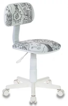 Кресло детское Бюрократ CХ-В201НКС/ПС Белый / CH-W201NX/PS_0