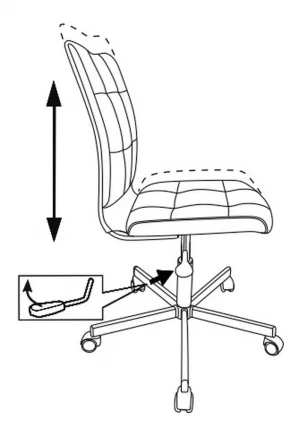 Кресло для оператора Бюрократ CХ-330М/ЛТ-21 / CH-330M/LT-21_9