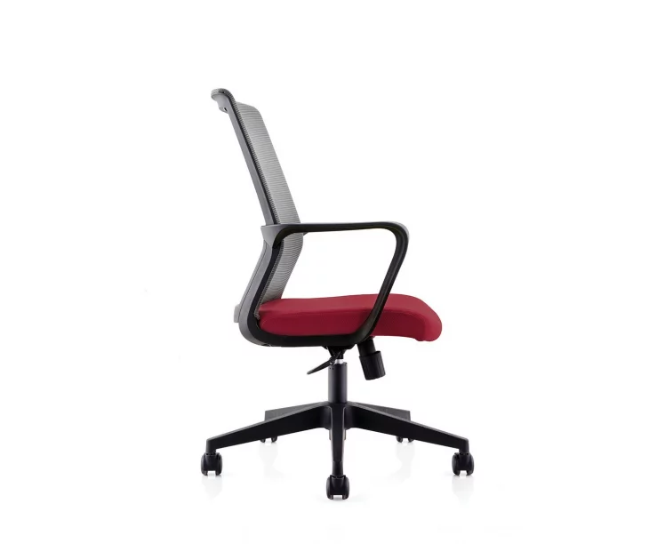 Кресло офисное Интер ЛБ CХ-180Б-ОА2016*АК30-63 Вишневый / LB CH-180B-OA2016*АК30-63_2