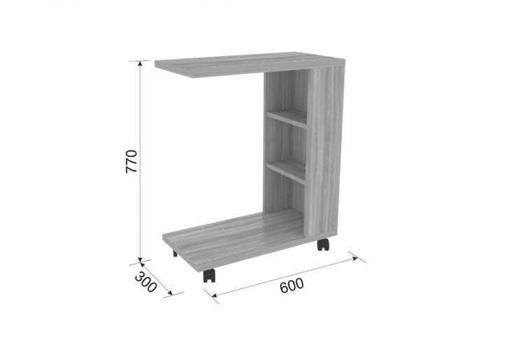 Столик прикроватный Мальта СП-002 белый / SP-002_1