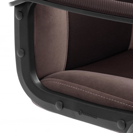 Кресло ПАРМА (22) велюр/ткань, коричневый, 6/ТВ-24 / PARMA 6/TW-24_6