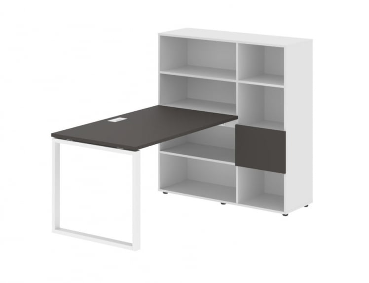 Рабочая станция ЕДИС ЕКРСТ 1213 Мокко Белый Белый / EDIS EQRST_0