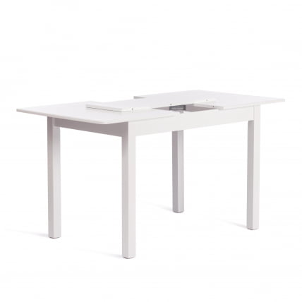 Стол МОСС раздвижной бук, мдф, 110+30 кс 68 кс 75 см, вхите (белый) / MOSS x x white_3