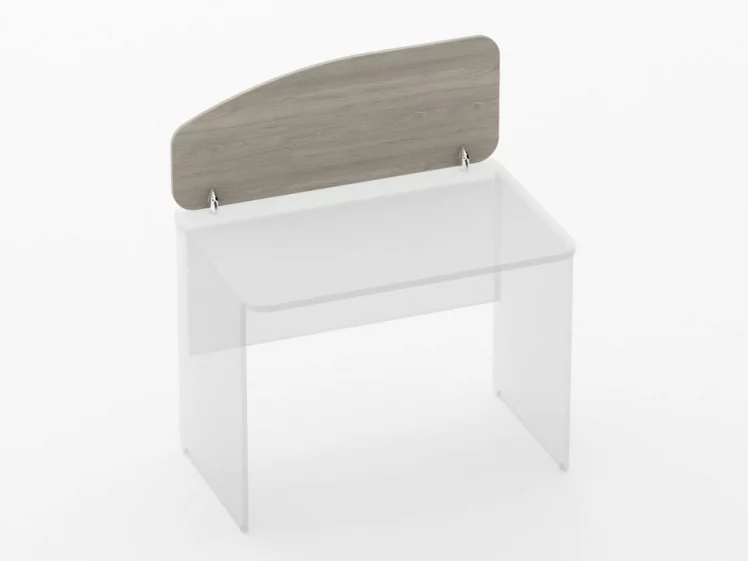 Экран разделительный Глассй 5.12.10 Дуб сантана светлый / Glassy_0