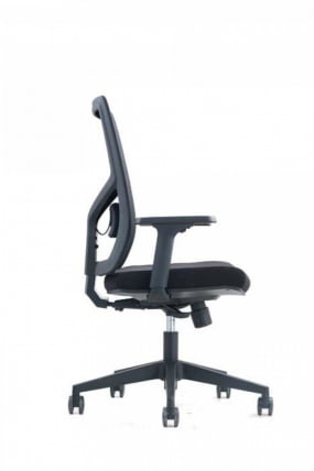 Кресло офисное СИЛЬВИЯ ЛБ Черная сетка / LB_2