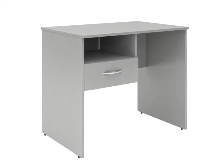 Стол письменный (С-900) Л с левой подвесной тумбой Белый / (S-900) L_0