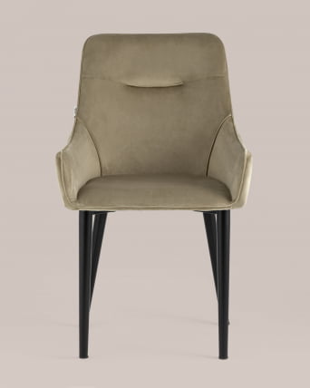 Стул Джоан велюр Капучино_3