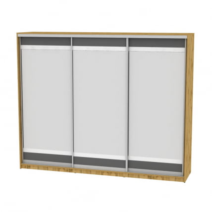 Шкаф-купе Б-230х270х60-3(ДВ-Графит-Д10Д10Д10) / B-230х270х60-3(ДВ-Графит-D10D10D10)_0