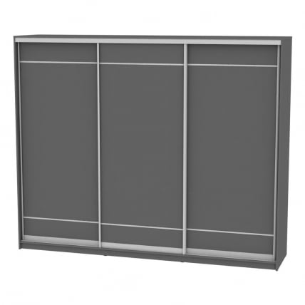 Шкаф-купе Б-230х270х60-1(Графит-Д7Д7Д7) / B-230х270х60-1(Графит-D7D7D7)_0