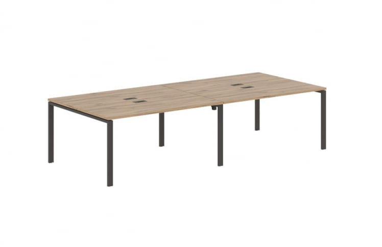 Бенч-система 4-местная ЕДИС ЕУВСТ 3113 Дуб Денвер светлый Мокко / EDIS EUWST_0