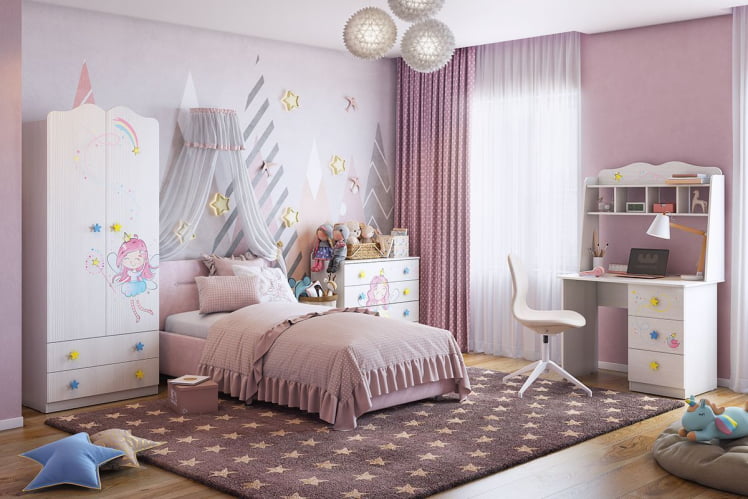 Комод Чудо МДВ-06 Белый рамух / MDW-06_3