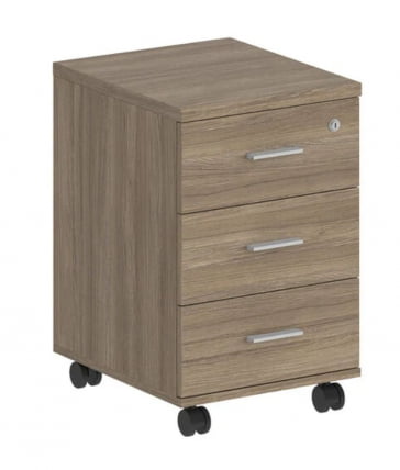 Тумба мобильная с тремя ящиками Сигма СГ.611.ОД.ОД Дуб темный / Sigma SG.611.OD.OD_0
