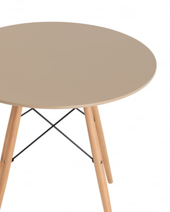 Стол Еамес ДСВ НЕВ Д80 бежевый / Eames DSW NEW D80_4