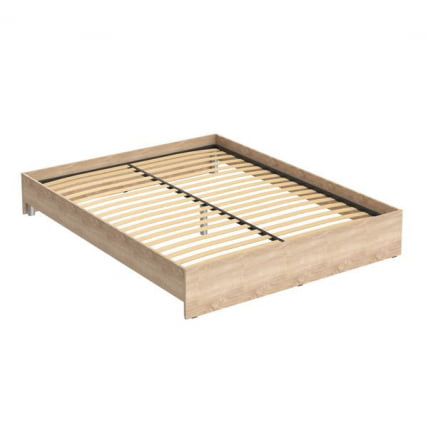 Кровать без изголовья КБВ 2016 Дуб сонома светлый / KBW_0
