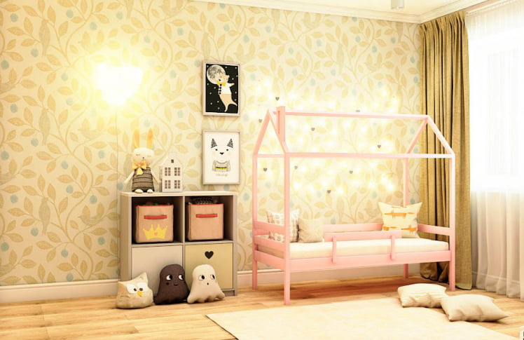 Кровать-домик РооРоом кд-11Р Розовый / RooRoom_0