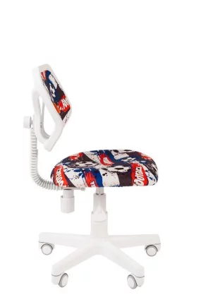 Детское кресло CХАИРМАН КИДС 106 Вхите Футбол / CHAIRMAN KIDS White_2