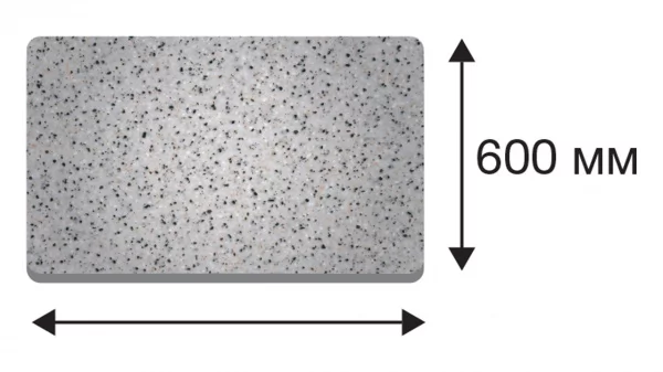 Крышка стола в размер прямая от 300 до 1500 СЗ(п)40_60-149 Дуб сонома трюфель_0