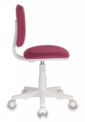 Кресло детское Бюрократ CХ-В204НКС (пластик белый) Розовый 26-31 / CH-W204NX_2