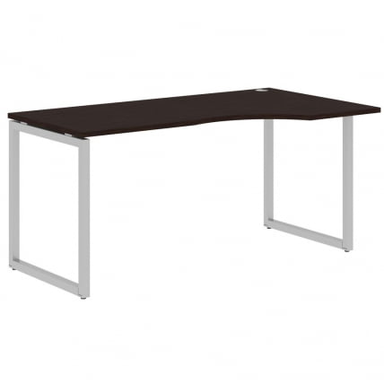Стол письменный правый КСТЕН-К КСКCЕТ 169 Р Легно темный Алюминий / XTEN-Q XQCET R_0
