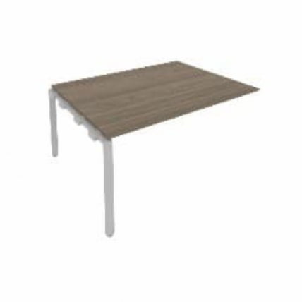 Проходной наборный элемент переговорного стола Метал Сйстем Б.ППРГ-4 Вяз/Серый / Metal System_0