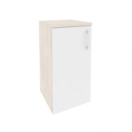 Шкаф низкий узкий левый ОНИКС О.СУ-3.1(Л) Денвер Светлый/Белый / ONIX O.SU-3.1(L)_0