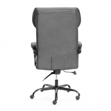 Кресло руководителя Чиеф металБЛ велюр/ткань, серый, 29/ТВ-12 / Chief metalBL 29/TW-12_4
