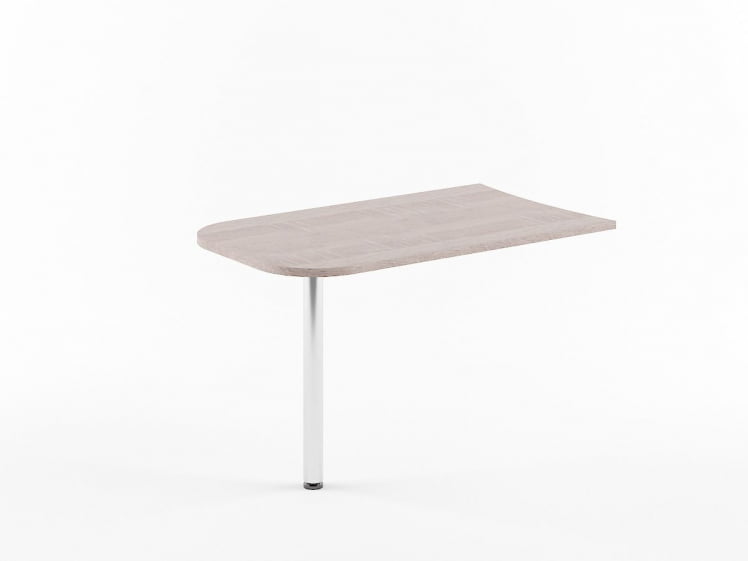 Брифинг приставка для столов КСЕТ КСБ 127 (Дуб Сонома) / XET XB_0