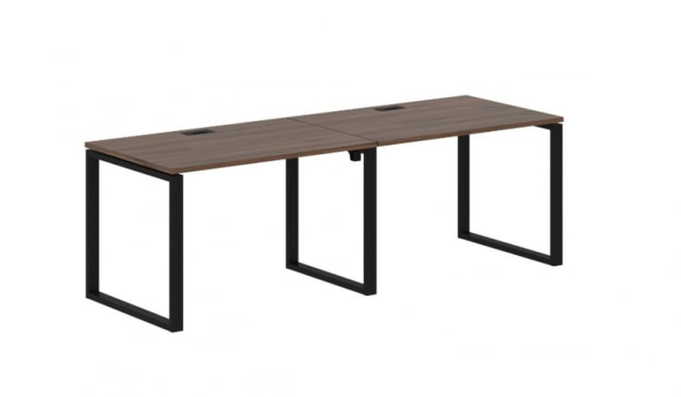 Бенч-система ЕДИС ЕКВСТ 2380 Дуб Денвер темный Черный / EDIS EQWST_0