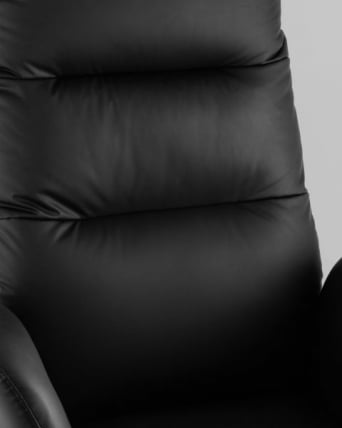 Кресло руководителя ТопЧаирс Солид NC с оттоманкой черный / TopChairs Solid_3