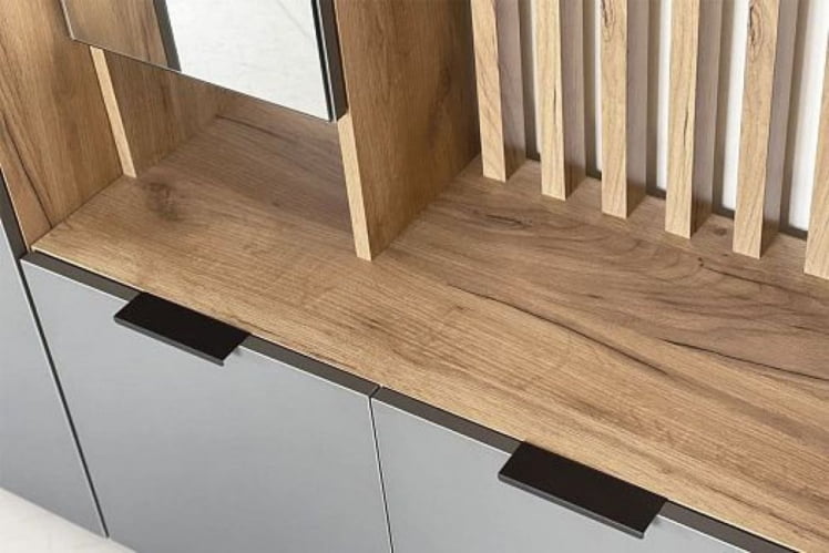 Прихожая Бери МПР-021 Дуб крафт золотой/графит / MPR-021_11