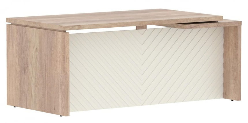 Стол руководителя левый Торр ЛУКС ТЛCТ 189 Л Дуб Каньон Латте / Torr LUX TLCT L_0