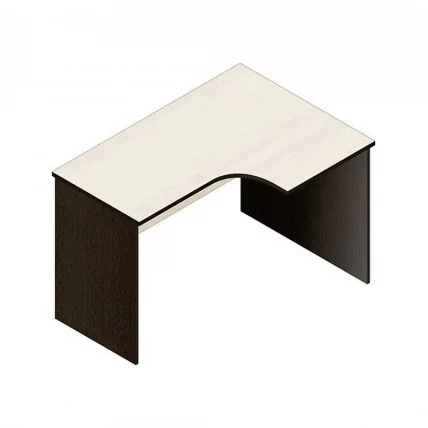 Стол компьютерный угловой Р.РС-12 (правый) Венге/Дуб молочный_0