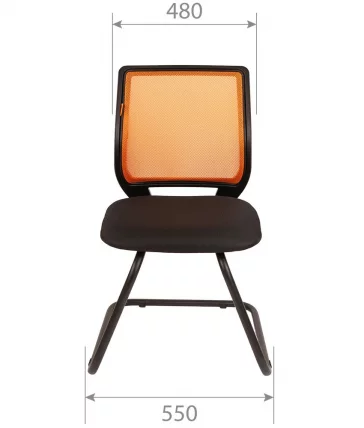 Кресло для посетителей CХАИРМАН 699 В (В) Черный / CHAIRMAN (V)_3