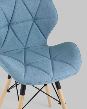 Стул Бон рогожка Голубой_7