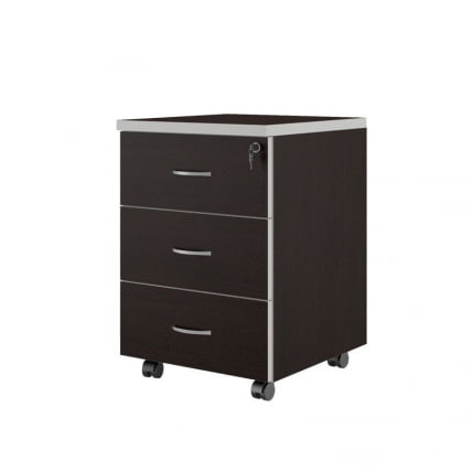 Тумба подкатная с 3 ящиками ЗОМ27530301 Венге / ZOM27530301_0