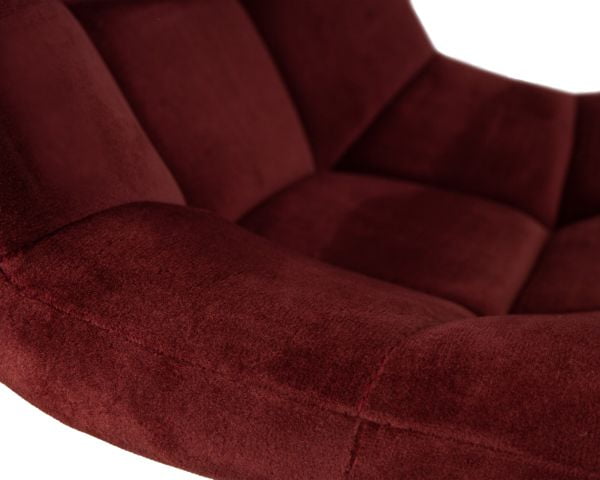 Стул барный ДОБРИН ТАИЛОР (винный велюр (МДЖ9-35)) 2 шт / DOBRIN TAILOR (MJ9-35))_7