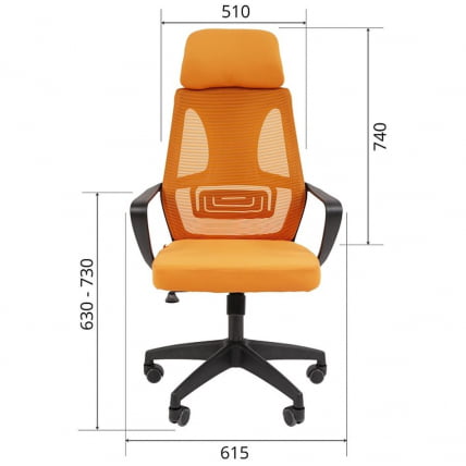 Офисное кресло Chairman  CH636 Серое_6