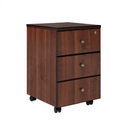 Тумба подкатная с 3 ящиками БРН8630302 Темный орех / BRN8630302_0