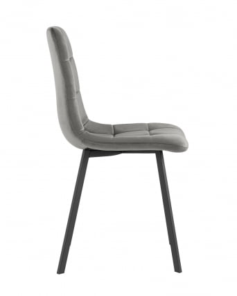 Стул Чиллй велюр антрацитовый 2 шт. / Chilly_3