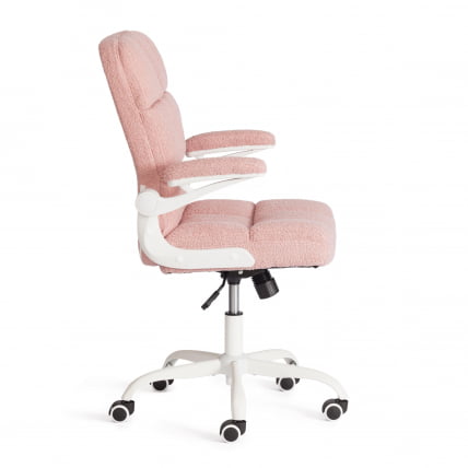 Кресло офисное Лугано Вх ткань теддй, розовый / Lugano Wh teddy,_1