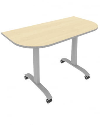 Стол радиусный складной мобильный МОБИЛЕ СЙСТЕМ СМ-4.1 Клен/Мультиплекс / MOBILE SYSTEM_0