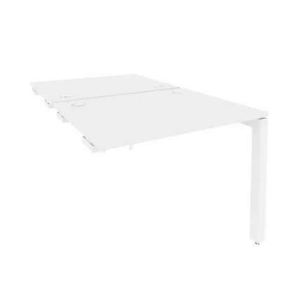 Стол-приставка двойной на П-образном м/к к опорным элем. ОНИКС О.МП-Д.СПР-1.8 Белый Бриллиант / ONIX O.MP-D.SPR-1.8_0