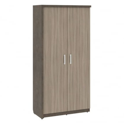 Шкаф/Гардероб с глухими дверьми левый ВООД&СТОНЕ СФ-534873 Бетон Чикаго темный Дрифтвуд / WOOD&STONE_0