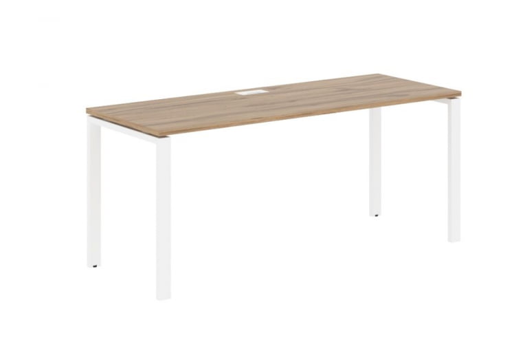 Стол письменный ЕДИС ЕУСТ 1767 Дуб Денвер светлый Белый / EDIS EUST_0