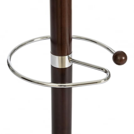 Вешалка Ханами (мод. ГХ-8617) дерево/хром/мрамор, 37 кс 37 кс 175 см, Блаcк (Черный) / Валнут (Орех) / Hanami (mod. GH-8617) x x Black Walnut_1