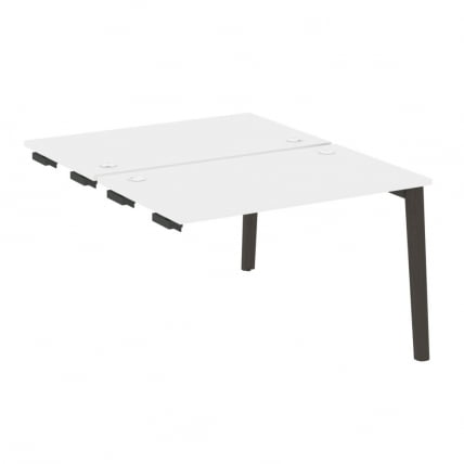Стол-приставка двойной к опорным элементам ОНИКС ВООД ОВ.Д.СПР-2.7 Белый Бриллиант/Темный / ONIX WOOD OW.D.SPR-2.7_0